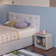ONFO布艺软床可储物高箱体床男生女孩儿童单人床主卧室双人床