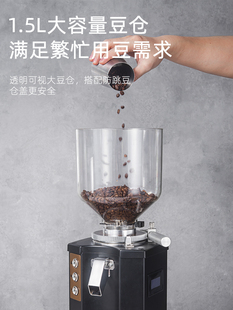 销一点七意式磨豆机电动咖啡豆研磨机全自动家商用磨粉平行定量厂