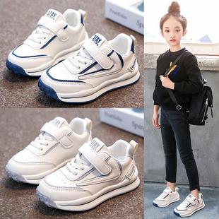 韩系儿童运动鞋2024春季新款白色鞋子男童鞋夏季网面防滑轻便女童