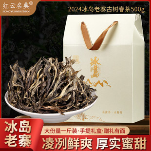 云南普洱茶冰岛古树普洱生茶云南七子饼茶生普洱口粮茶散茶礼盒装