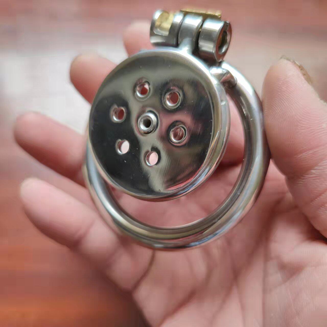 新款不锈钢男用平板贞操锁防逃脱cb6000s贞洁笼子成人情趣性用品