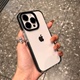 高级感简约透明苹果15手机壳适用iPhone14Promax全包13防摔12软11情侣保护套15plus男女网红软硅胶12pro新款