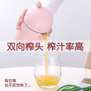 简易手动榨汁机小型便携式石榴压榨器橙子橙汁柠檬手压水果挤压器