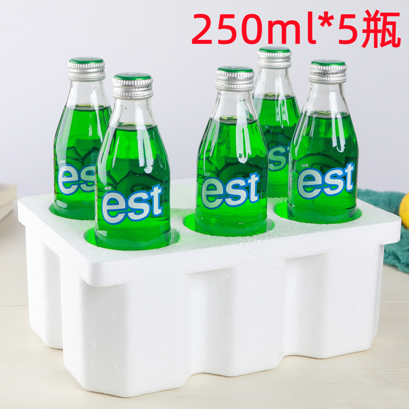 250ml*5瓶装泰国进口est奶油苏打汽水可乐好喝的气泡水橙子味饮料