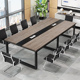 长条会议桌简约现代大小型会议室办公桌椅组合培训室长方形长桌子