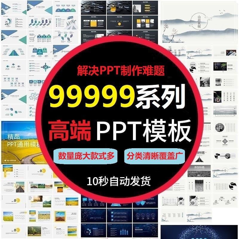 PPT模板大全毕业答辩工作总结汇报高级简约大气动态教育培训素材