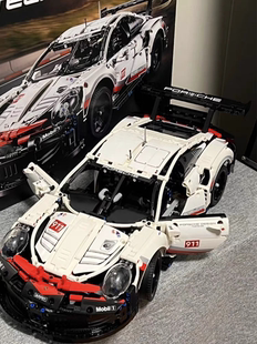 保时捷911乐高积木遥控跑车拼装兰博基尼机械组模型赛车男孩玩具