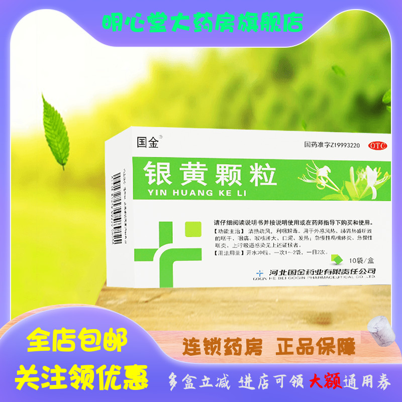 国金 银黄颗粒 4g*10袋/盒