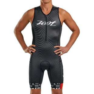 ZOOT专业铁三比赛服男款无袖连体衣一体式骑行服速干游泳跑步服