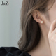 小巧珍珠养耳洞耳针女纯银小众设计感高级感耳环2023新款爆款耳饰