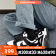 Nike耐克Dunk LowGS女子大学蓝白低帮大童休闲运动板鞋CW1590-100