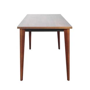 铁艺仿木纹胡桃木色橡木色餐桌腿玻璃岩板工作台支架办公桌会议桌
