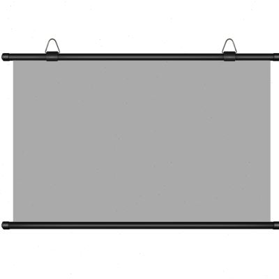 抗光幕布家用壁挂贴墙挂钩免打孔简易84寸100寸120寸办公商务投影