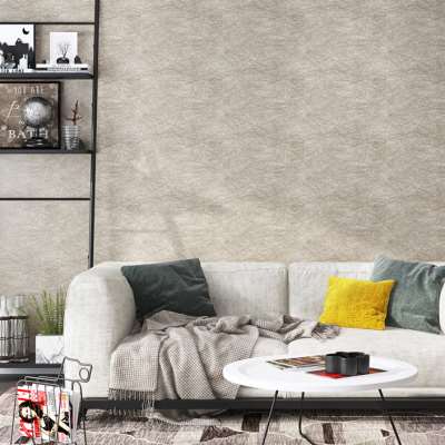 蚕丝壁纸3d立体客厅卧室背景墙家用北欧素色纯色加厚防水自粘墙纸