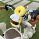 电动车儿童防撞头垫公仔蜜蜂玩偶儿童座椅前置保护垫软包宝宝神器