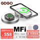 GDGO【苹果MFi双认证】二合一无线充电器手机手表S9/S8/S7快充MFM双磁吸MagSafe折叠便携适用iphone15/14