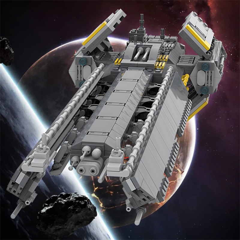 积木玩家MOC绝地潜兵2超级驱逐舰太空飞船战舰科幻未来乐高玩具