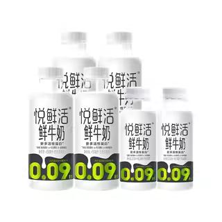 君乐宝悦鲜活鲜牛奶450ml*4+