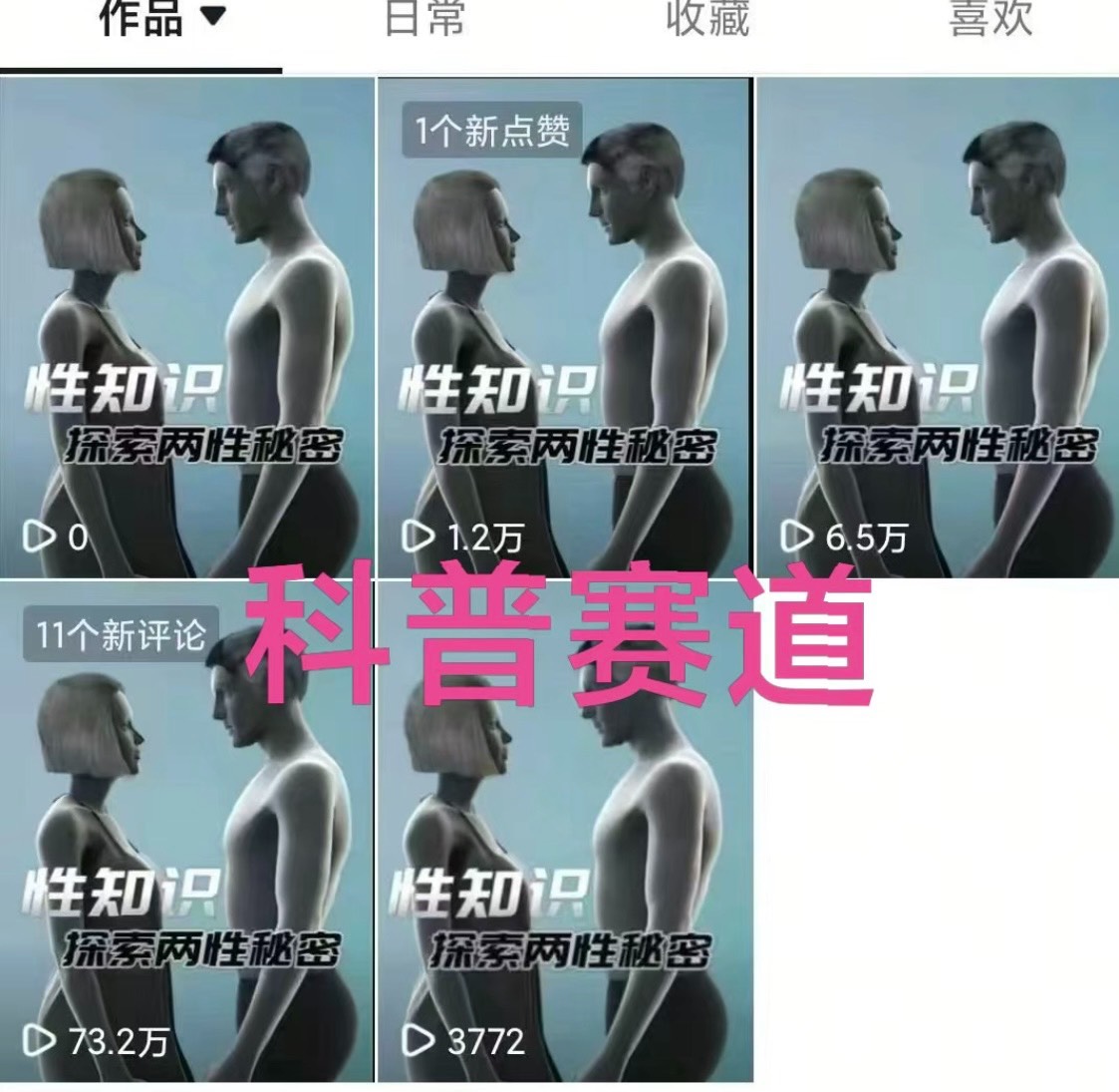 2026热门赛道，两性科普，全套教程，全套工具+完整教程。