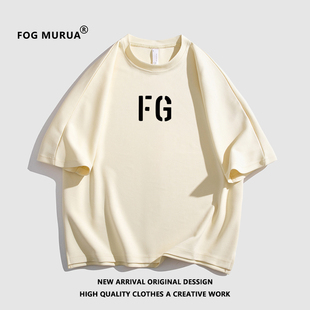 FOG MURUA美式高街小众潮第七季主线FG男女短袖情侣休闲宽松T恤衫