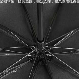 雨伞大号加固加厚结实手动折叠反向伞男晴雨两用女黑胶遮阳伞定制