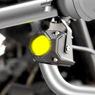 新款摩托车射灯铺路灯透镜改装强光夜骑电动车灯超亮led大灯爆闪