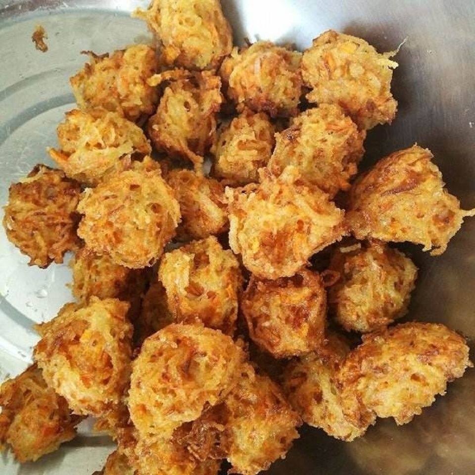 河南特产萝卜丸子手工油炸素丸子萝卜丸子素菜丸子农家火锅丸子