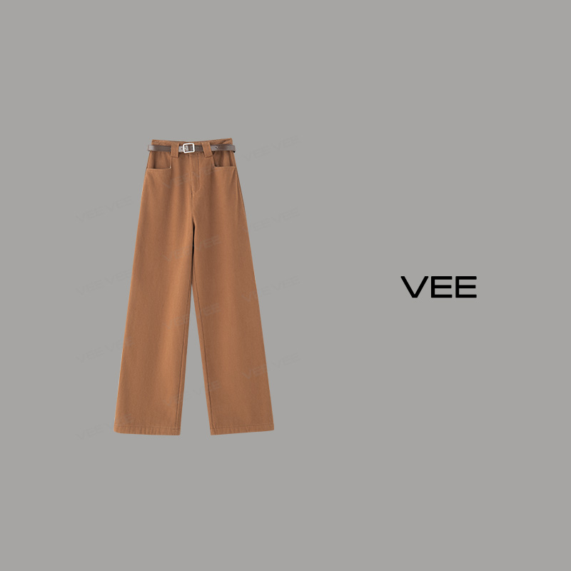 VEE【英伦雨季】显瘦阔腿休闲裤时尚百搭