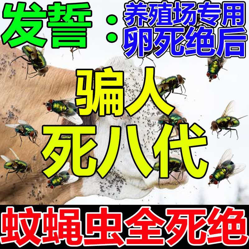 苍蝇药农村养殖场强力驱苍蝇蚊通灭药家用饭店养殖场灭蝇专用神器