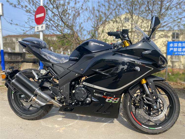 蛟龙跑车400火牙杜卡迪1199复古摩托车趴赛双缸水冷可上牌h2n19