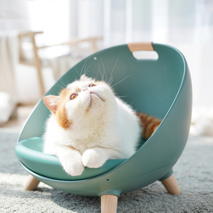麻薯大福猫窝四季通用猫吊床猫咪睡觉猫用小沙发宠物用品冬季保暖