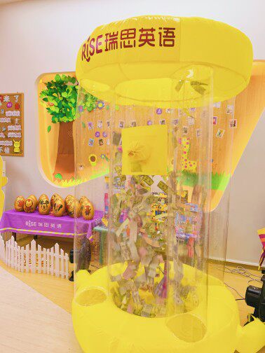 充气网红抓钱机气模开业活动促销抢钱机年会庆典机器道具定制