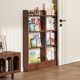书架置物架落地实木柜子组合挂墙书柜儿童家用一体靠墙收纳置物柜