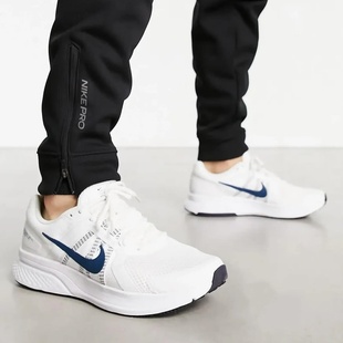 Nike Run Swift 2 白色 织物 低帮 休闲跑步鞋 男款 CU3517-101