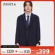 ZIOZIA秋冬韩版休闲大衣外套男青年保暖毛呢大衣ZCG14901J