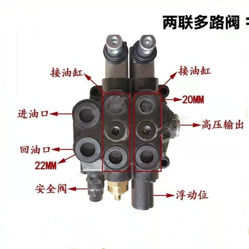 DF250整体拖拉机专用多路阀通用型强升强降整体浮动多路阀包邮