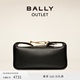 BALLY/巴利女士黑色皮革单肩包6303100