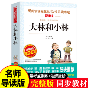 大林和小林张天翼原著正版小学生三年级四年级五年级课外书必读语文教材课程化阅读中国人民少年儿童教育读本全集天地出版社td