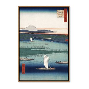 日式壁画日式装饰画日系挂画寿司店装饰画日本浮世绘画客厅复古