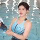 安踏连体泳衣女款专业竞速游泳衣高级感防晒2023新款女士竞技泳装