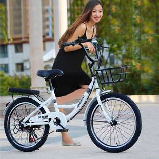 新款代步小型成年自行车复古款学生女初中生小巧轻便携普通英伦风