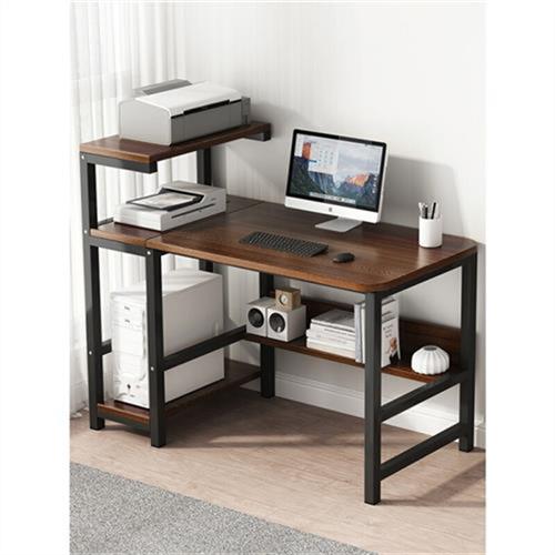 京选好货电脑台式桌可放打印机一体桌家用办公电脑桌加厚板材书桌