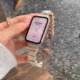 适用小米9pro手环表带8pro不规则金属镶钻夏天女生新款高级感手链红米watch5智能手表腕带