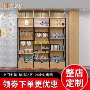 超市文具货架文具店图书馆单面靠墙展示架书店钢木书架