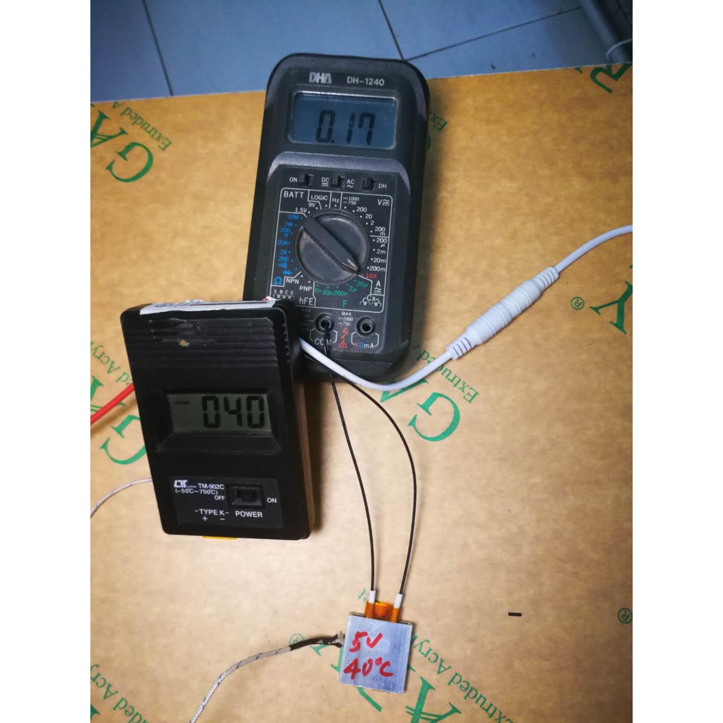 PTC恒温发热片 微热低温度40℃ 50 80 30×30 5v12v小功率加