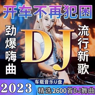 2023年新款dj网红歌曲mp3车专用优盘汽车载u盘无损高品质音质音乐