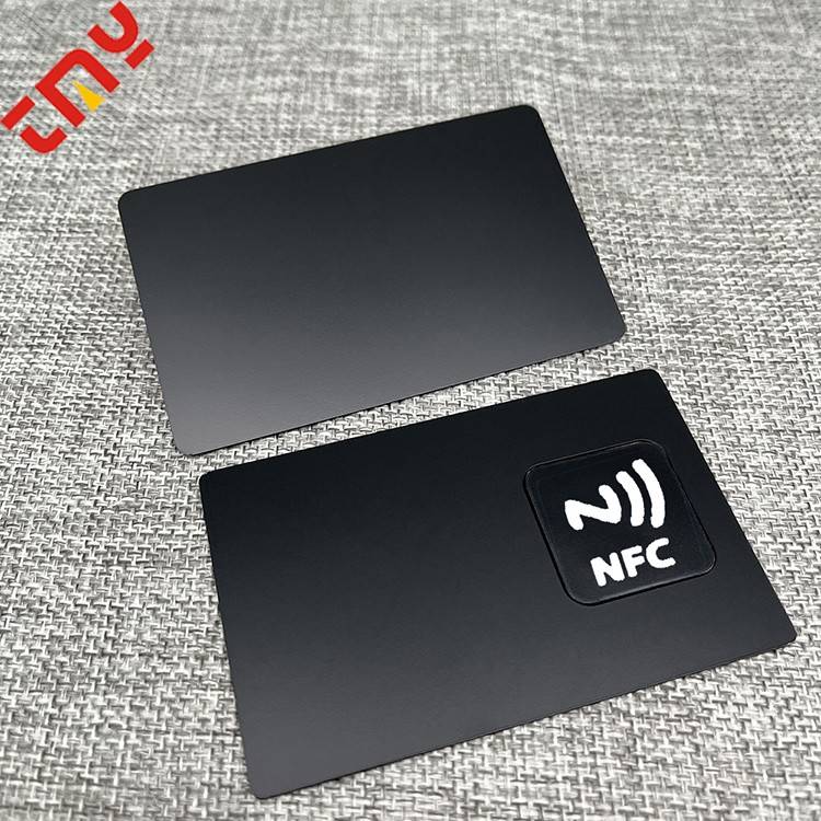 现货NFC空白黑色金属电子名片nfc213215216非接触式NFC芯片卡