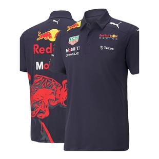 2023f1赛车服热卖红牛车队短袖t恤Polo夏季男运动速干维斯塔潘款