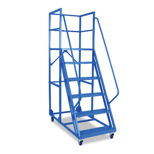 新品定制仓库超市库房可移动平台梯子理取货登高车带刹车轮货梯上