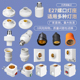 e27螺口陶瓷灯头灯座吸顶式工程led灯泡灯头灯座螺纹防水灯口底座